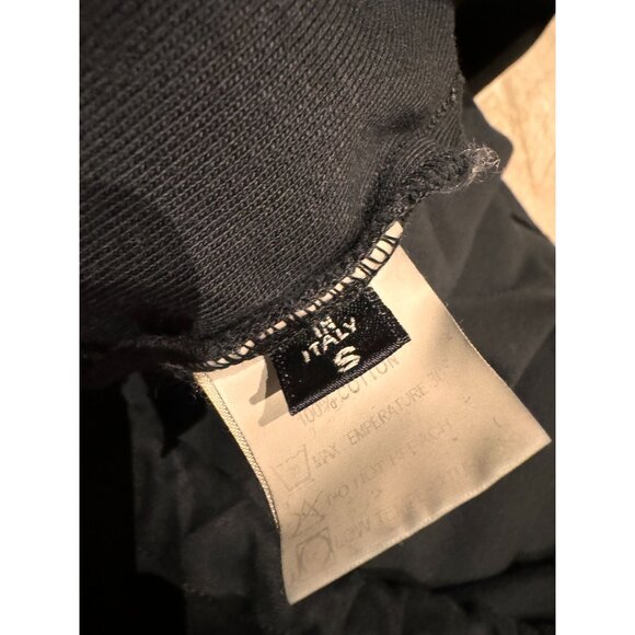 Roque Italy Womens Black Crewneck Side Tie Sweatshirt Small - Picture 6 of 6